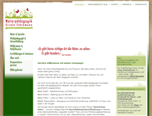 Tablet Screenshot of naturpaedagogik-bs.de